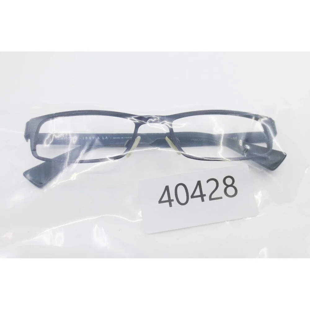 Lafont Issy & La Pablo 255 Matte Navy Blue Rectangular Eyeglass Frames 50mm